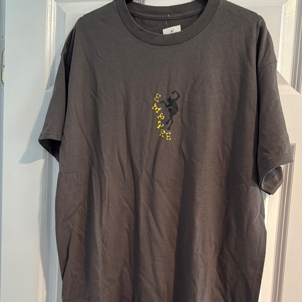 Empyre Gray T-Shirt with Yellow Print